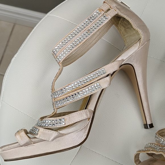 Spring pink platform heels - Picture 2 of 9